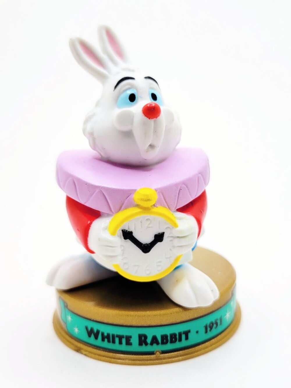 Disney 100 Years of Magic Alice in Wonderland White Rabbit Toy Figure
